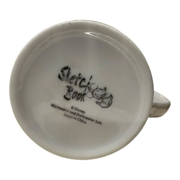 Disney Mickey Mouse Character Sketch Mug - Black and White - Picture 4 of 5